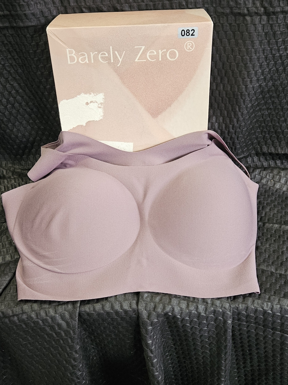 Barely Zero Seamless Bra In Grape Shake